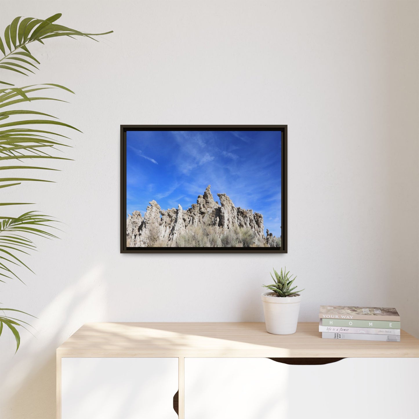 Frozen Sentinels - Unique Stretched Canvas Wall Art