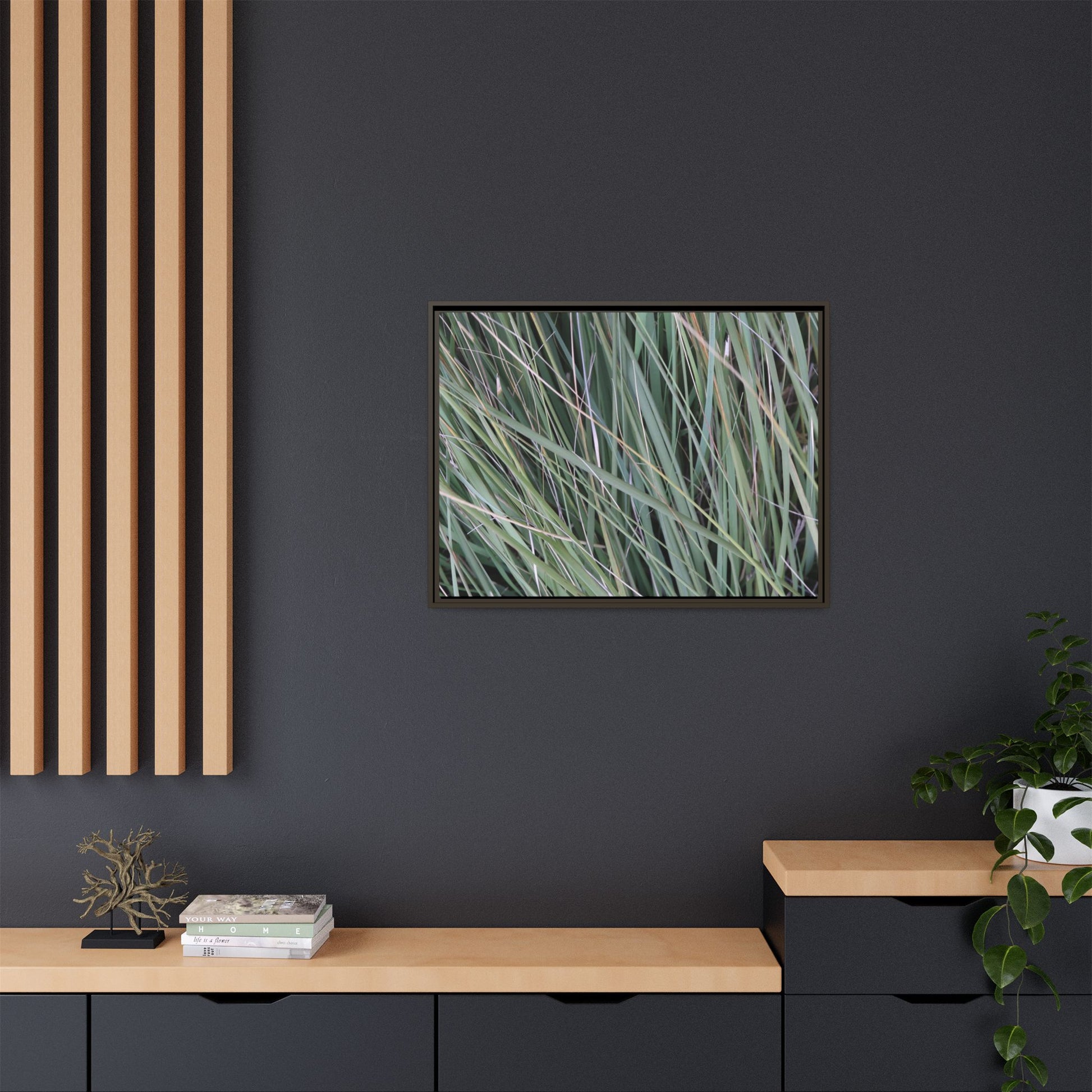 Grassland Symphony - Unique Stretched Canvas Wall Art - Art By Earth