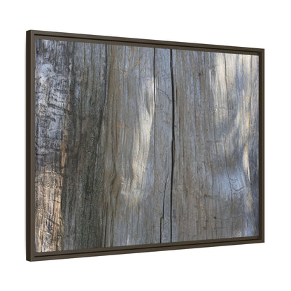 Weathered Wood Surface - Unique Stretched Canvas Wall Art