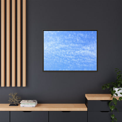 Wispy Blue Dreams - Unique Stretched Canvas Wall Art - Art By Earth
