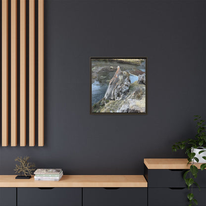 Carved by Water - Unique Stretched Canvas Wall Art
