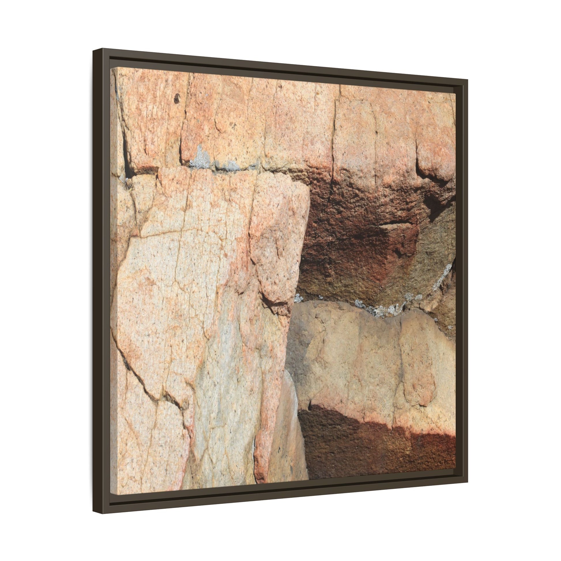 Fractured Stone - Unique Stretched Canvas Wall Art - Art By Earth