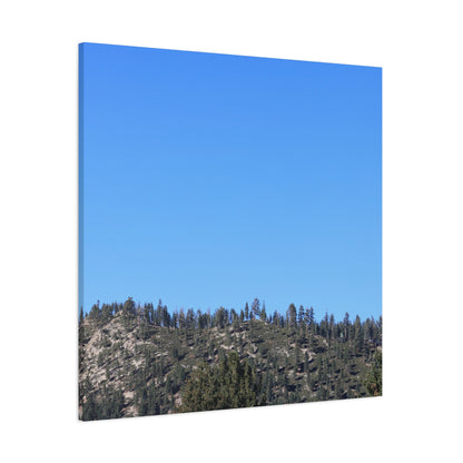 Mountain's Quiet Breath - Unique Frameless Canvas Wall Art