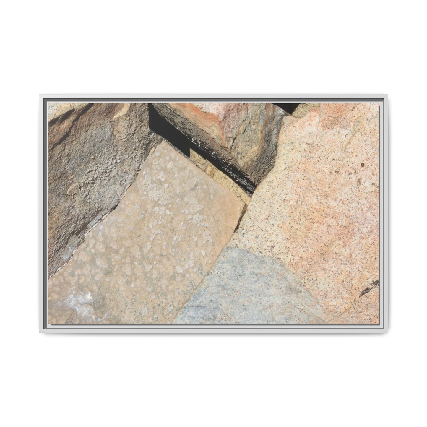 Rock Fragment - Unique Stretched Canvas Wall Art - Art By Earth