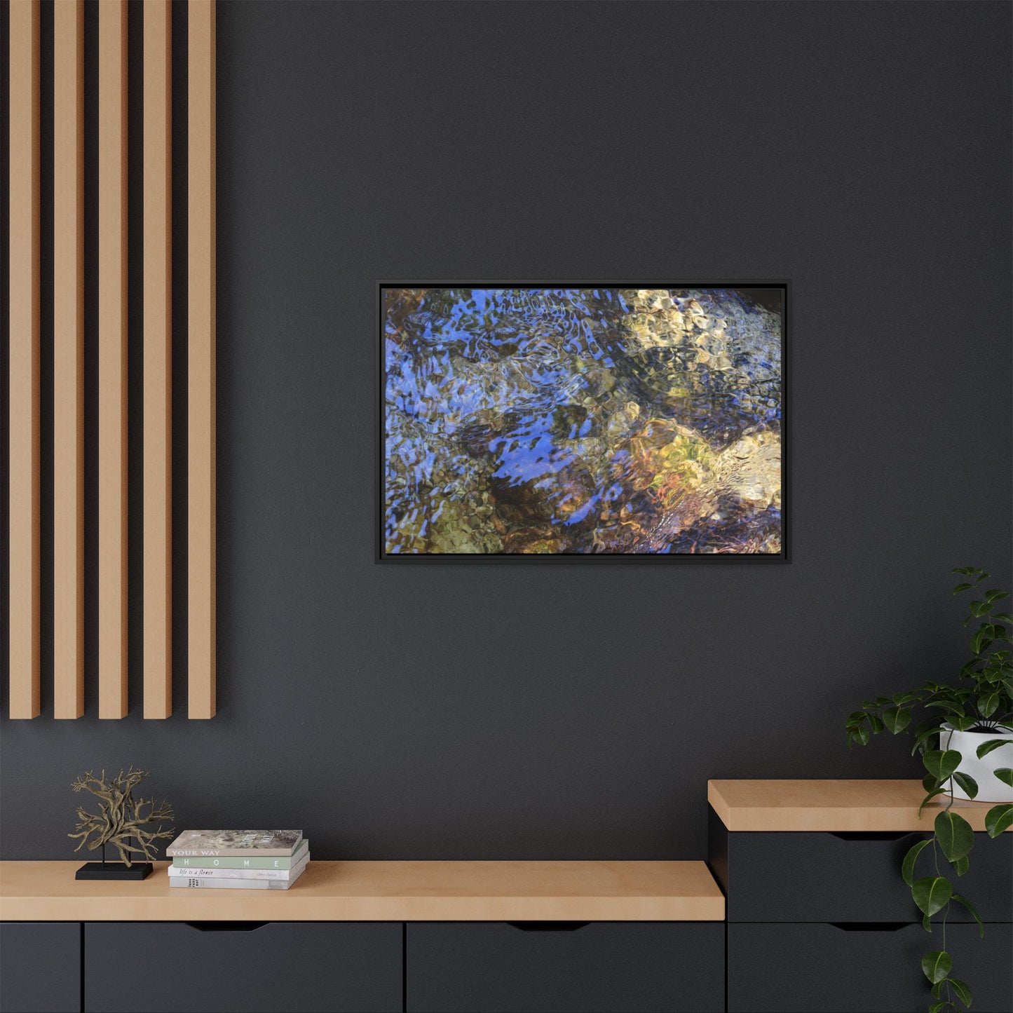 Aquatic Kaleidoscope - Unique Stretched Canvas Wall Art - Art By Earth