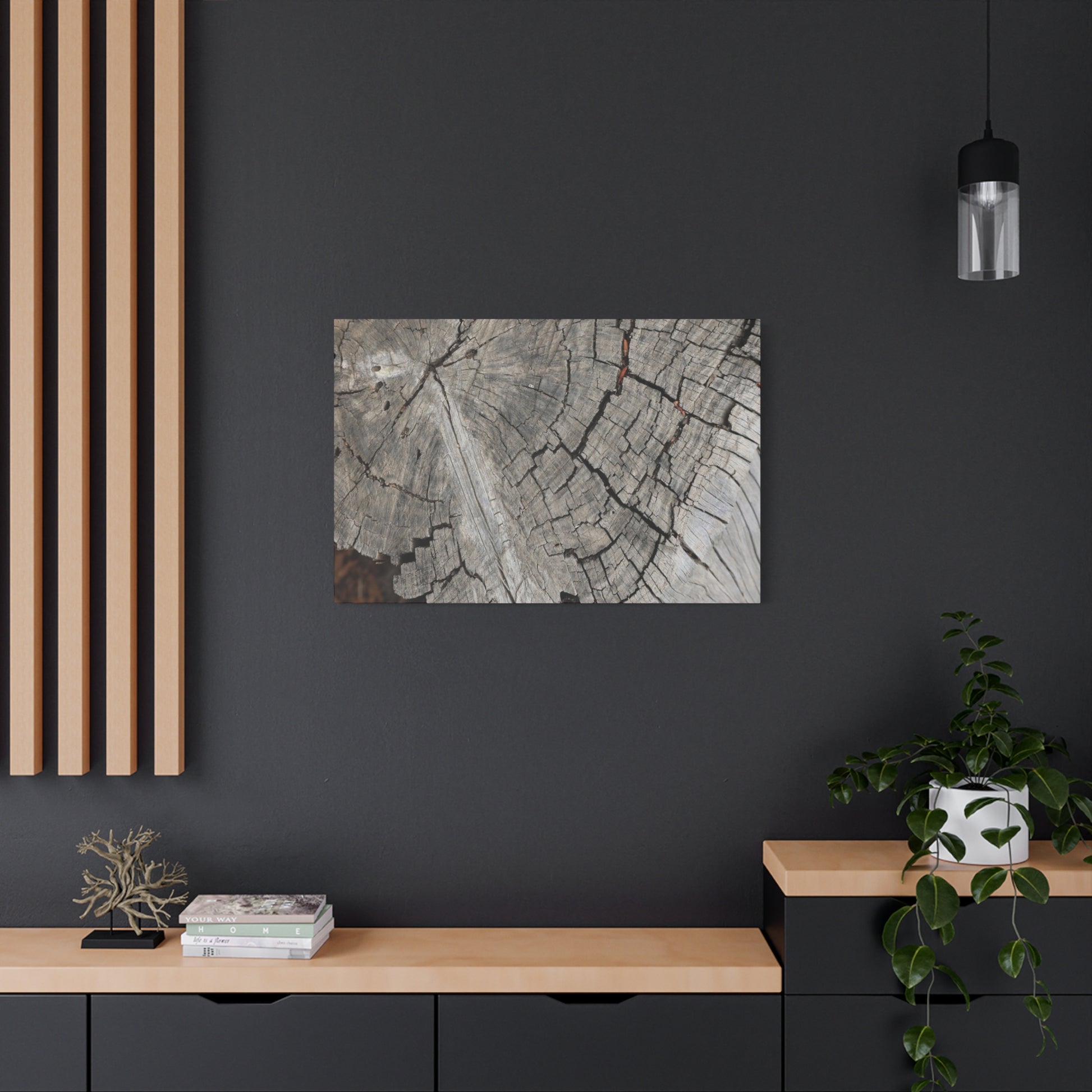 Cracked Memories - Unique Frameless Canvas Wall Art - Art By Earth