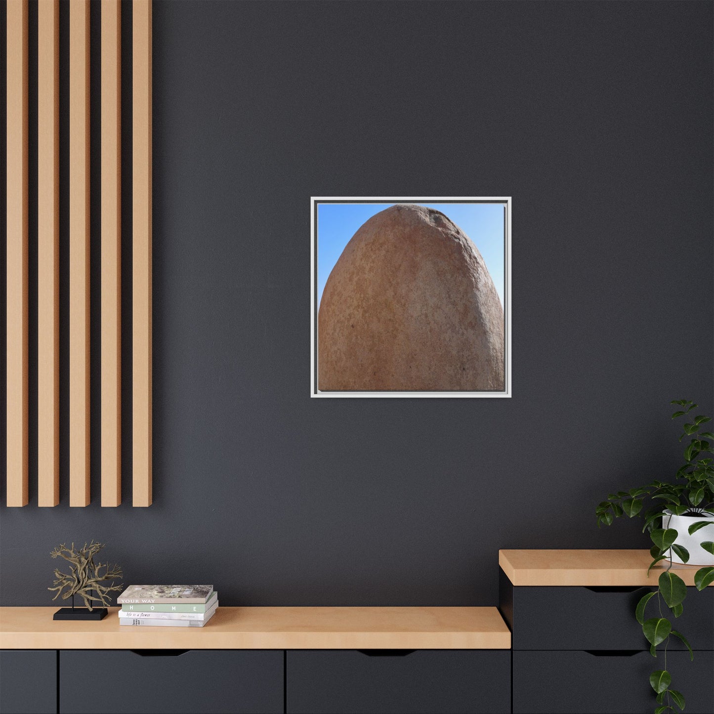 Stone Sphere - Unique Stretched Canvas Wall Art - Art By Earth