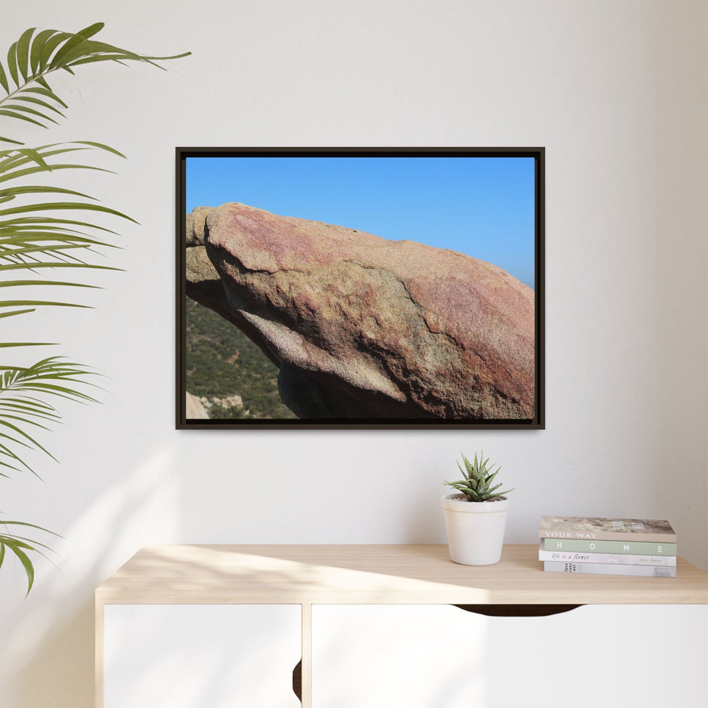 Sleeping Stone - Unique Stretched Canvas Wall Art - Art By Earth