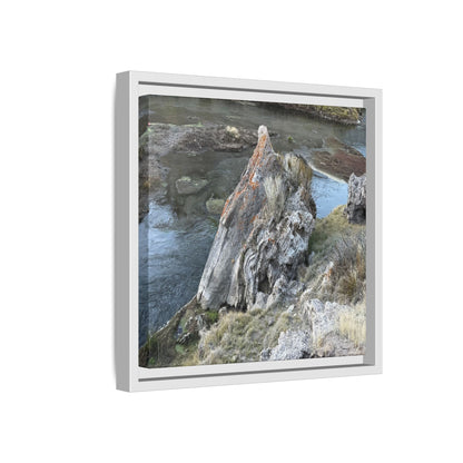 Carved by Water - Unique Stretched Canvas Wall Art