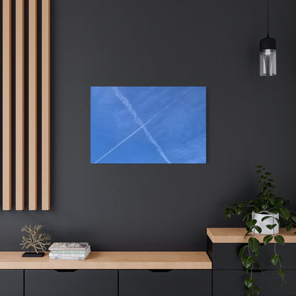 Crossing Paths - Unique Frameless Canvas Wall Art - Art By Earth