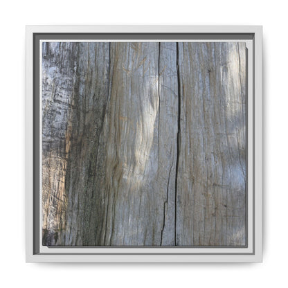 Cracked Timber Texture - Unique Stretched Canvas Wall Art