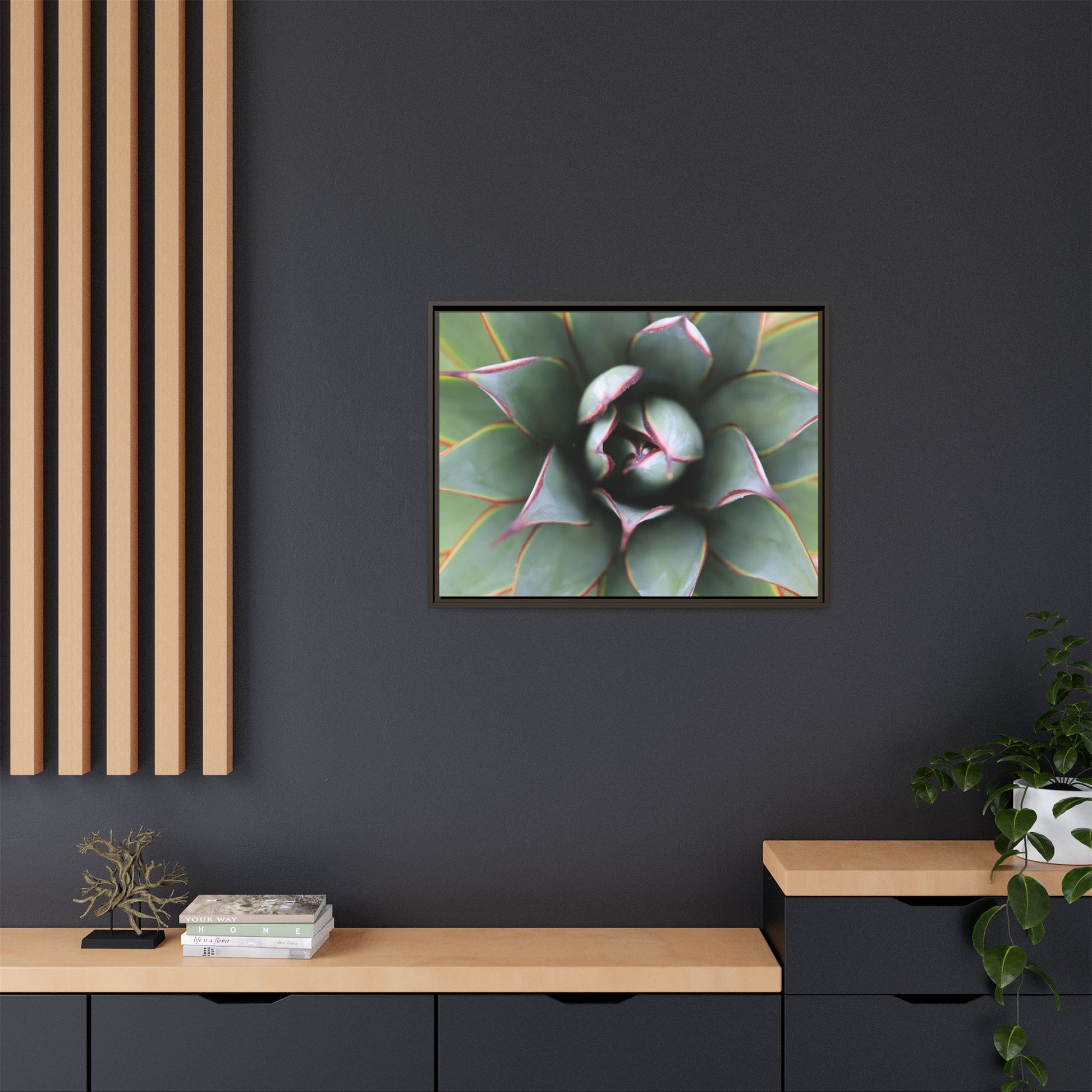 Spiky Elegance - Unique Stretched Canvas Wall Art - Art By Earth