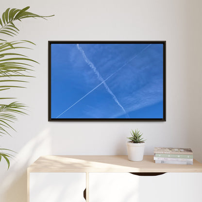Sky Crossroads - Unique Stretched Canvas Wall Art - Art By Earth