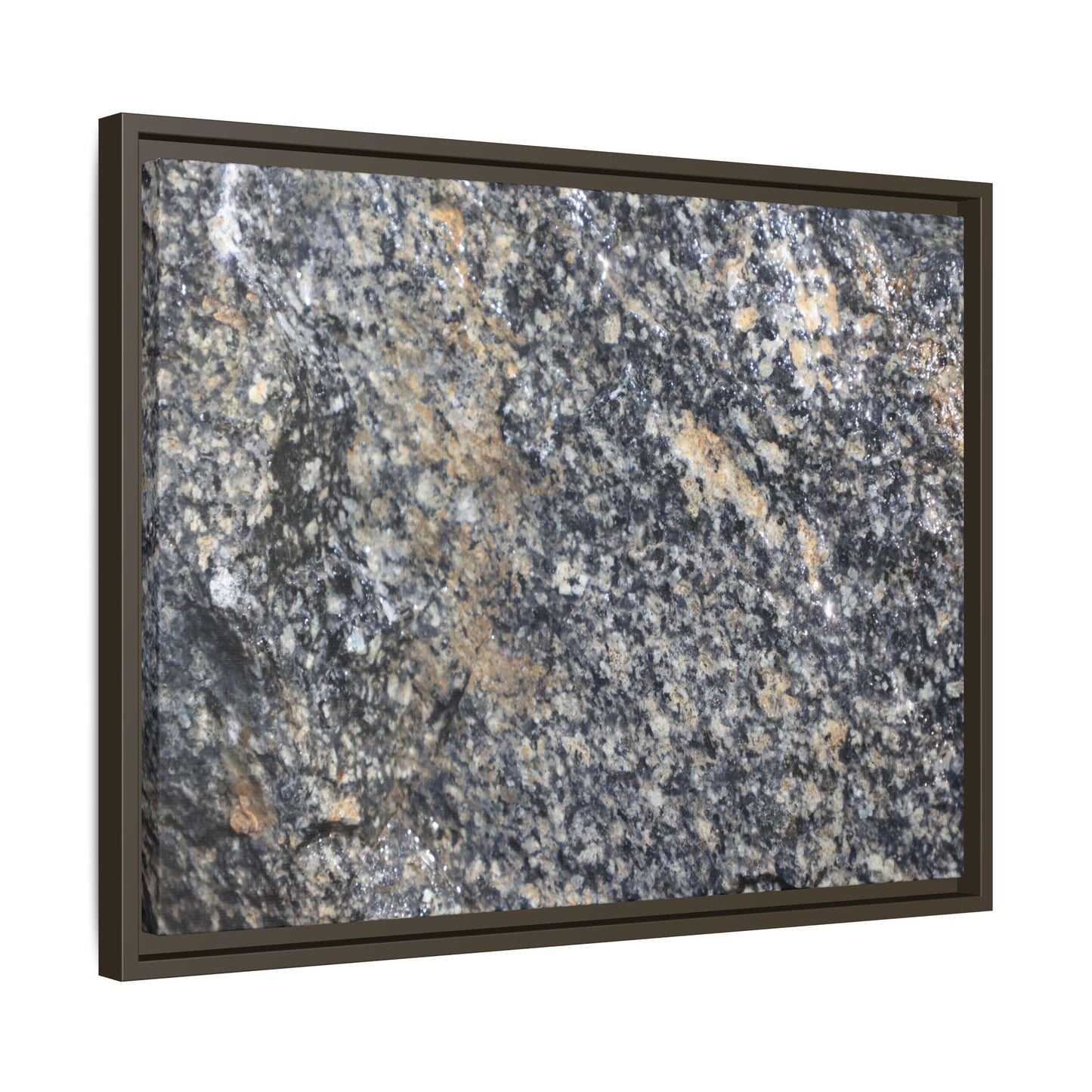 Crystalline Echoes - Unique Stretched Canvas Wall Art - Art By Earth