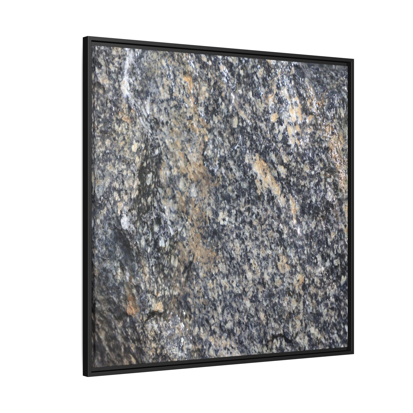 Crystalline Echoes - Unique Stretched Canvas Wall Art - Art By Earth