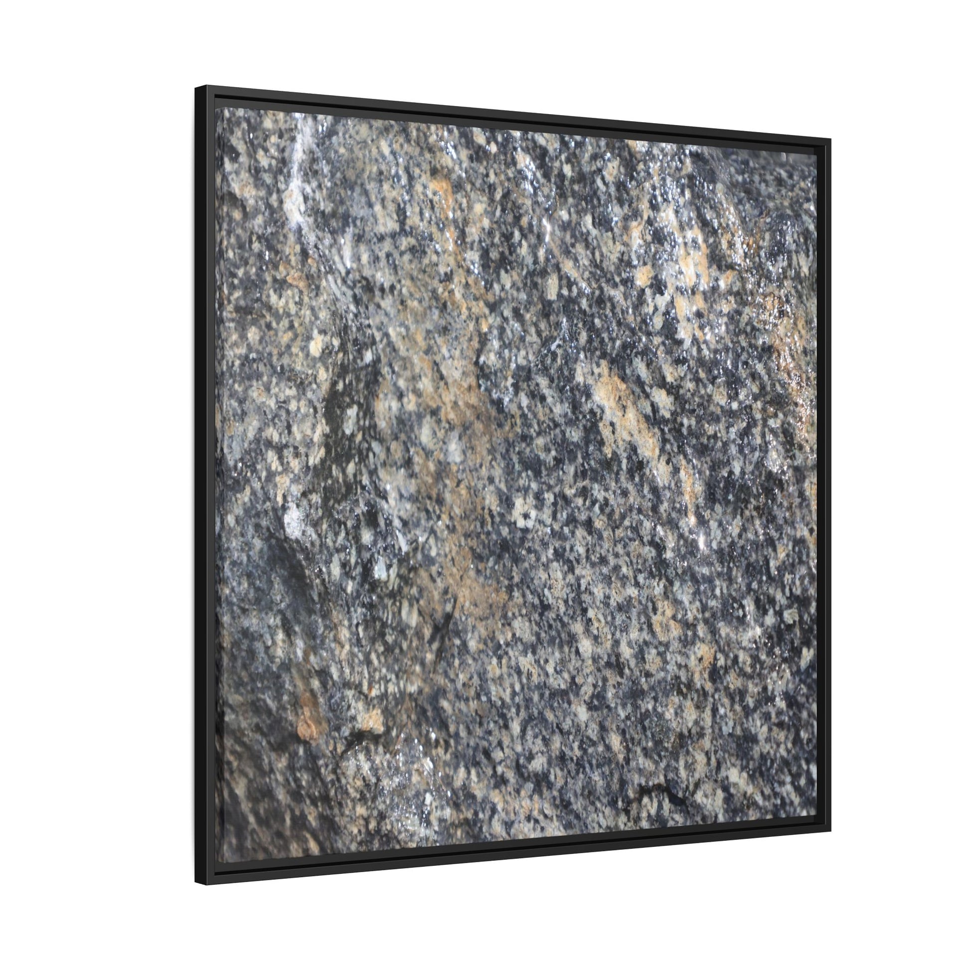 Crystalline Echoes - Unique Stretched Canvas Wall Art - Art By Earth