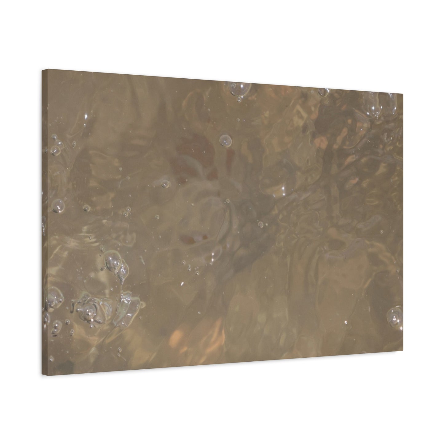 Echoes of Liquid Gold - Unique Frameless Canvas Wall Art - Art By Earth