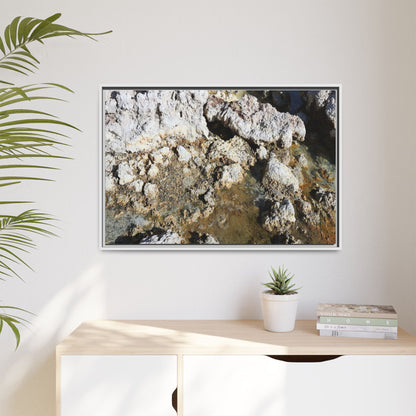 Strata of Silence - Unique Stretched Canvas Wall Art