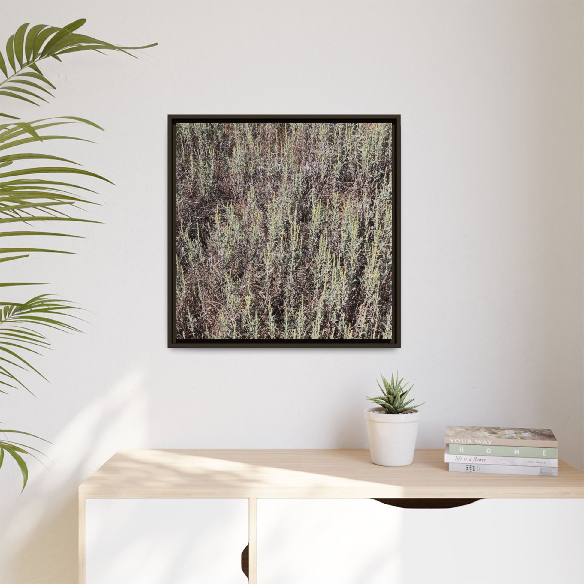 Sage Fields Forever - Unique Stretched Canvas Wall Art - Art By Earth