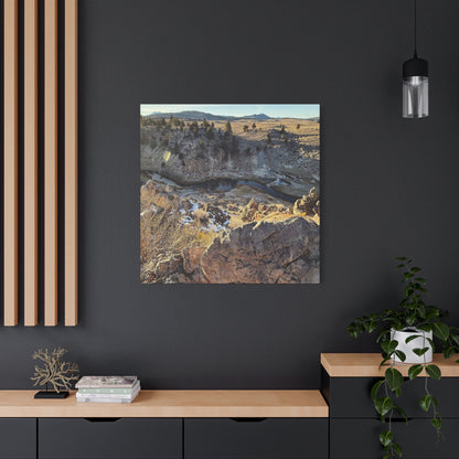 Canyon's Breath - Unique Frameless Canvas Wall Art