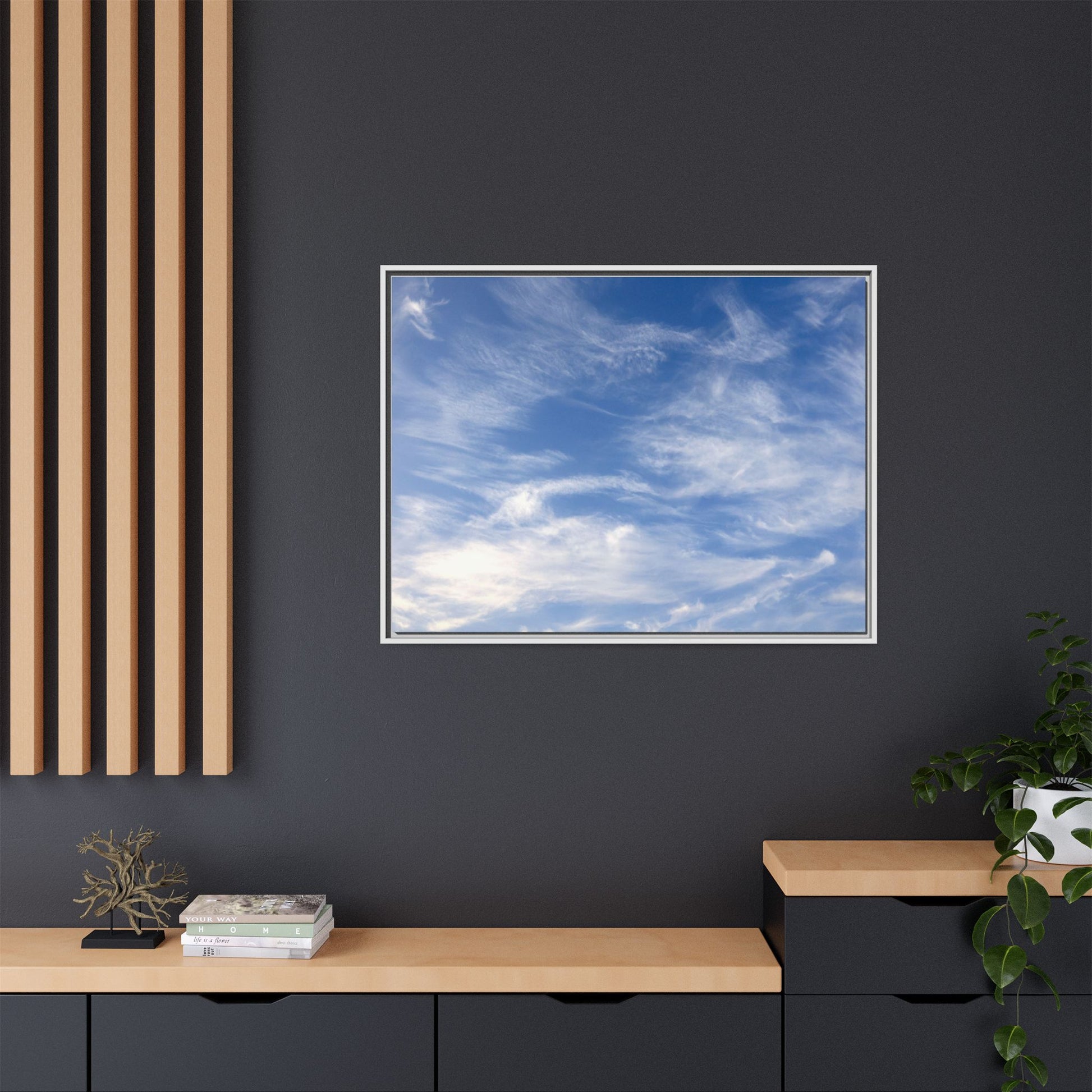 Ethereal Blue Tapestry - Unique Stretched Canvas Wall Art - Art By Earth