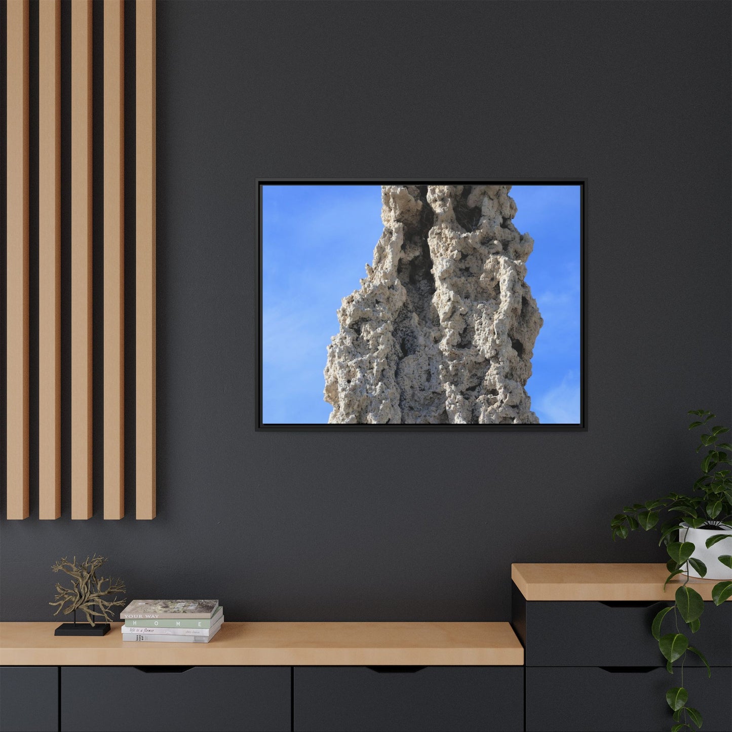 Stone Sentinel - Unique Stretched Canvas Wall Art