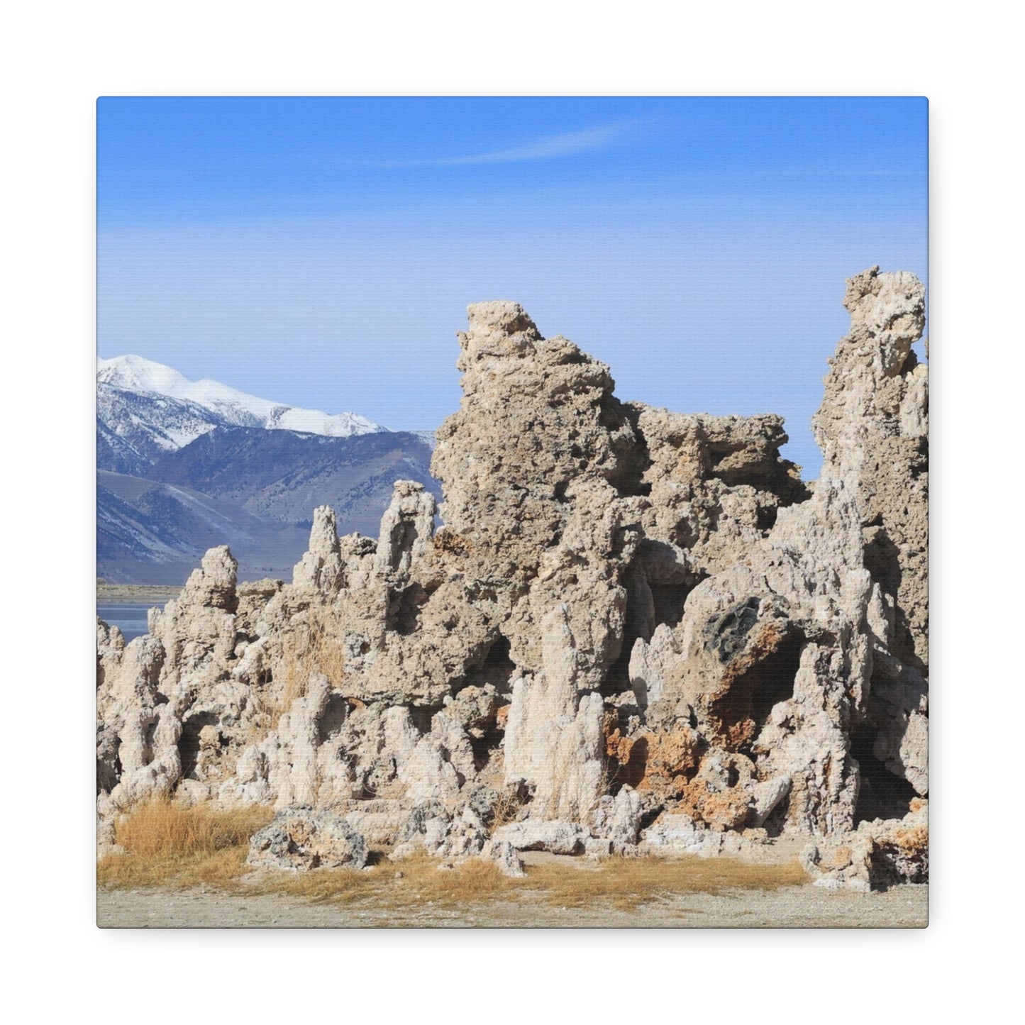 Tufa Towers of Mono Lake - Unique Frameless Canvas Wall Art
