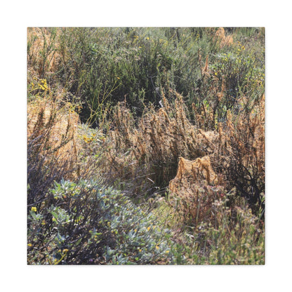 Sagebrush Desert Landscape - Unique Frameless Canvas Wall Art - Art By Earth