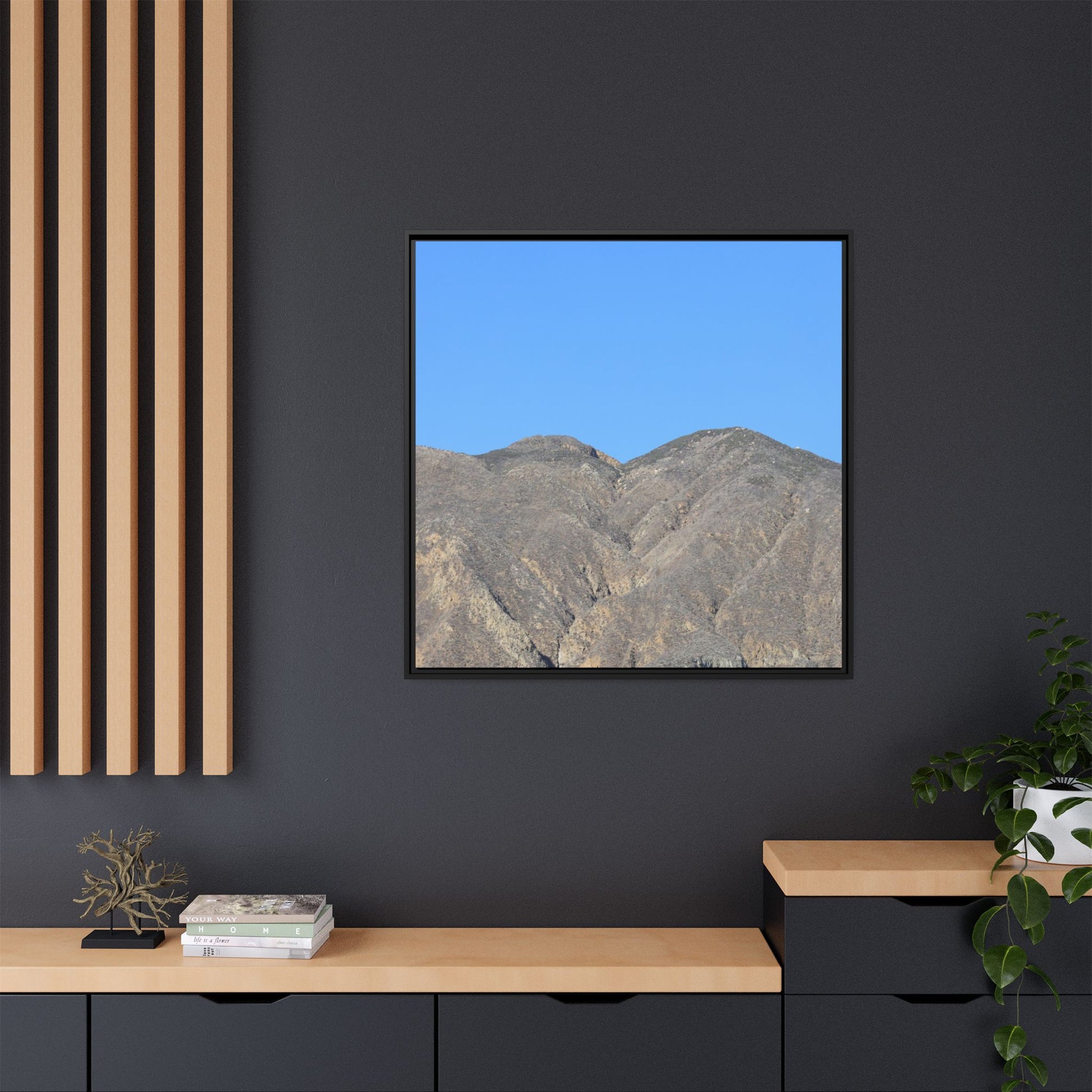 Arid Mountain Breath - Unique Stretched Canvas Wall Art - Art By Earth