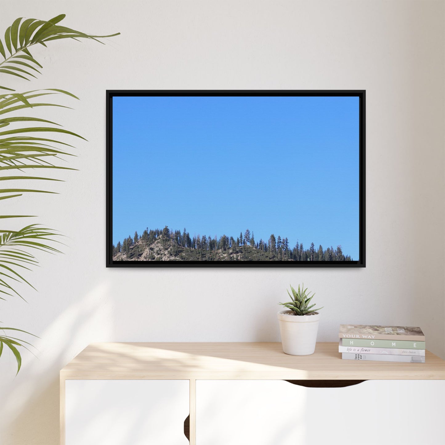 Blue Silence - Unique Stretched Canvas Wall Art