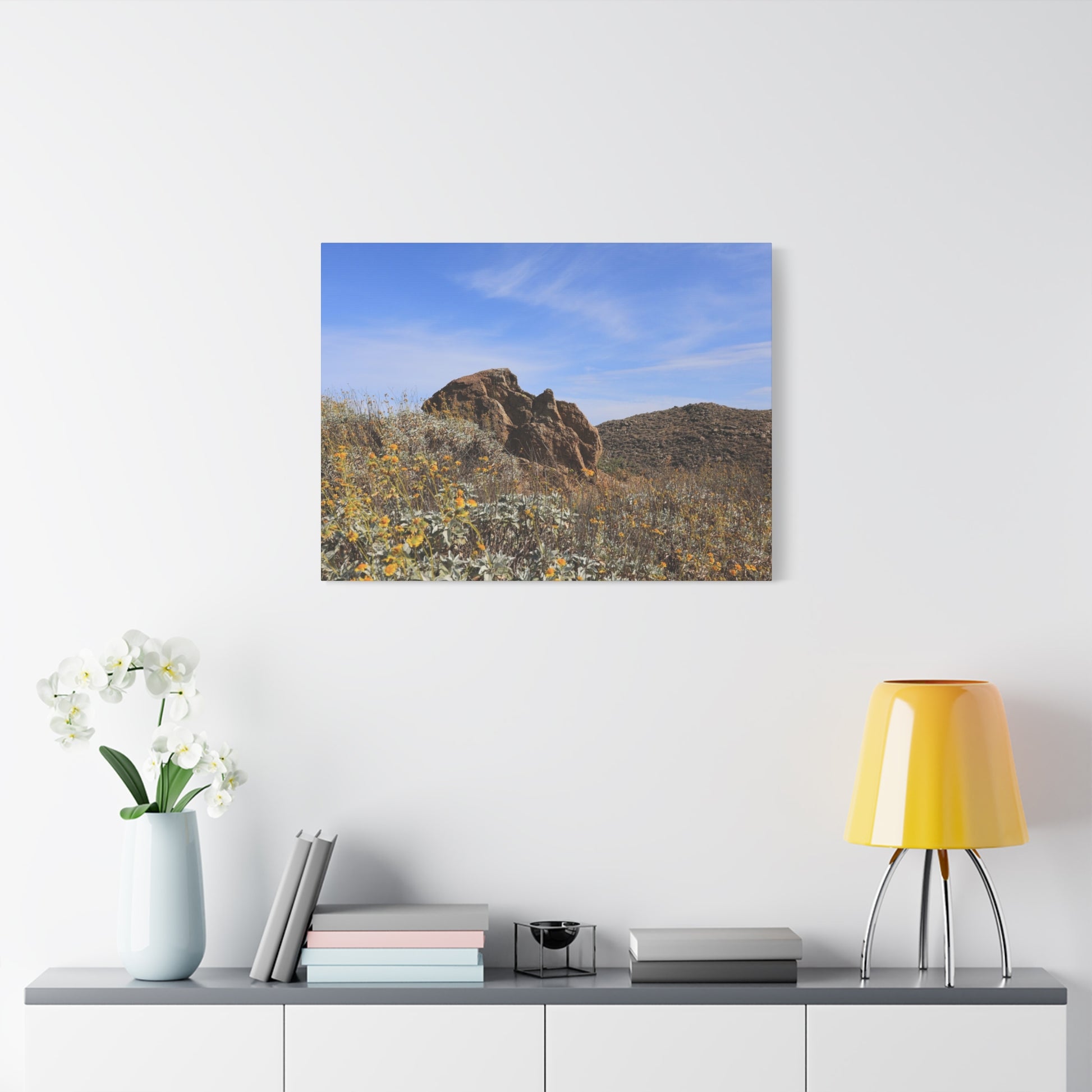 Desert Bloom - Unique Frameless Canvas Wall Art - Art By Earth