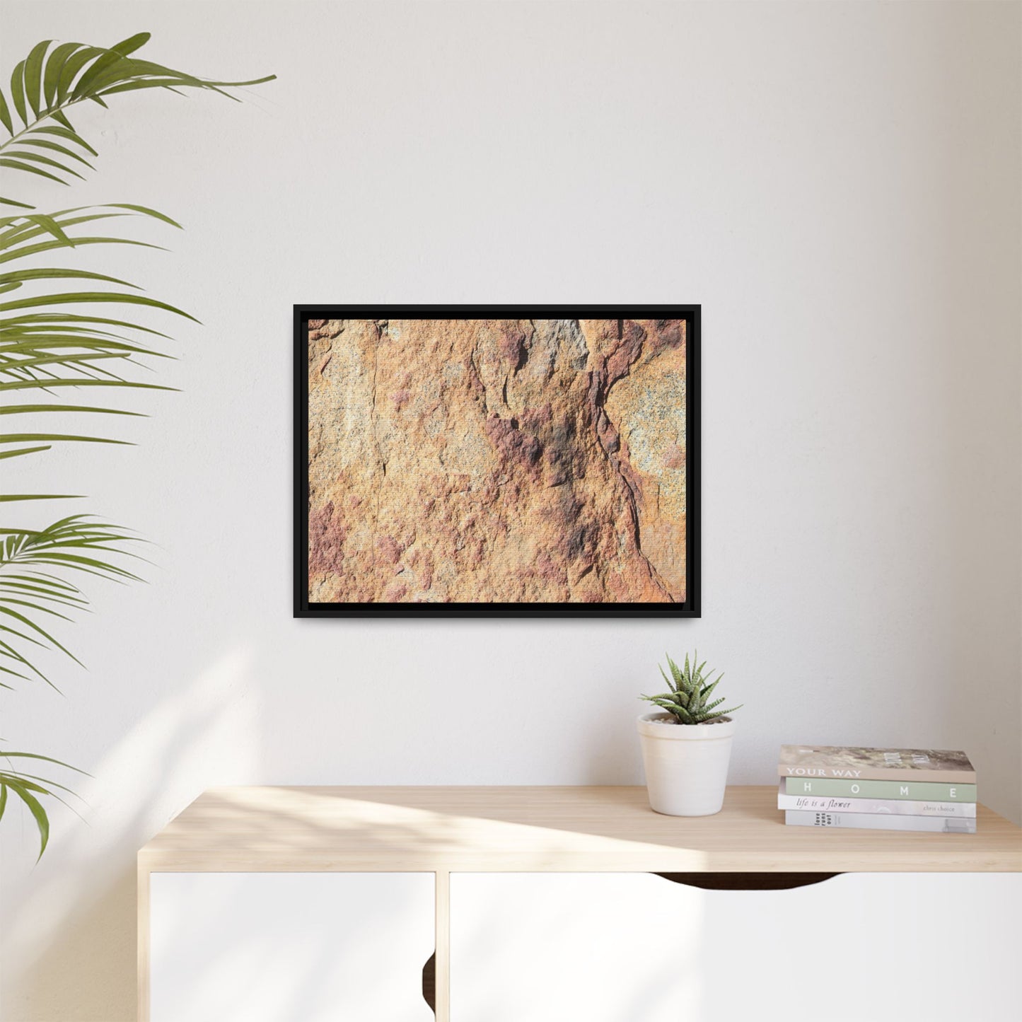Fractal Stone - Unique Stretched Canvas Wall Art - Art By Earth