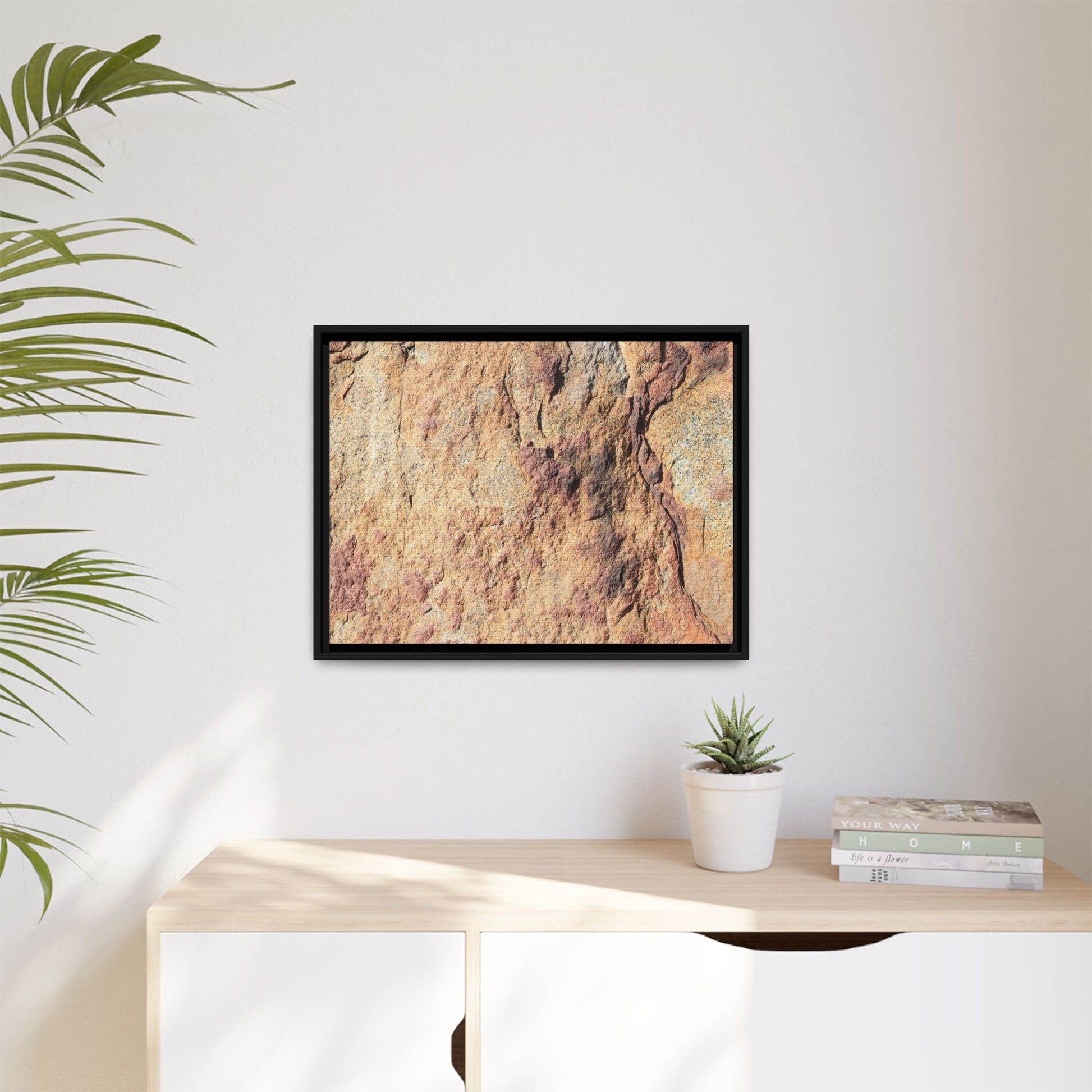 Fractal Stone - Unique Stretched Canvas Wall Art - Art By Earth
