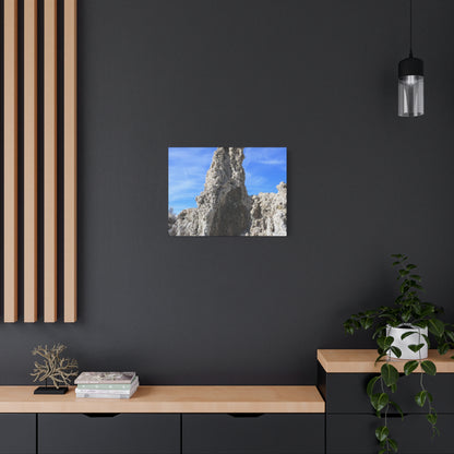 Towering Limestone Sentinels - Unique Frameless Canvas Wall Art
