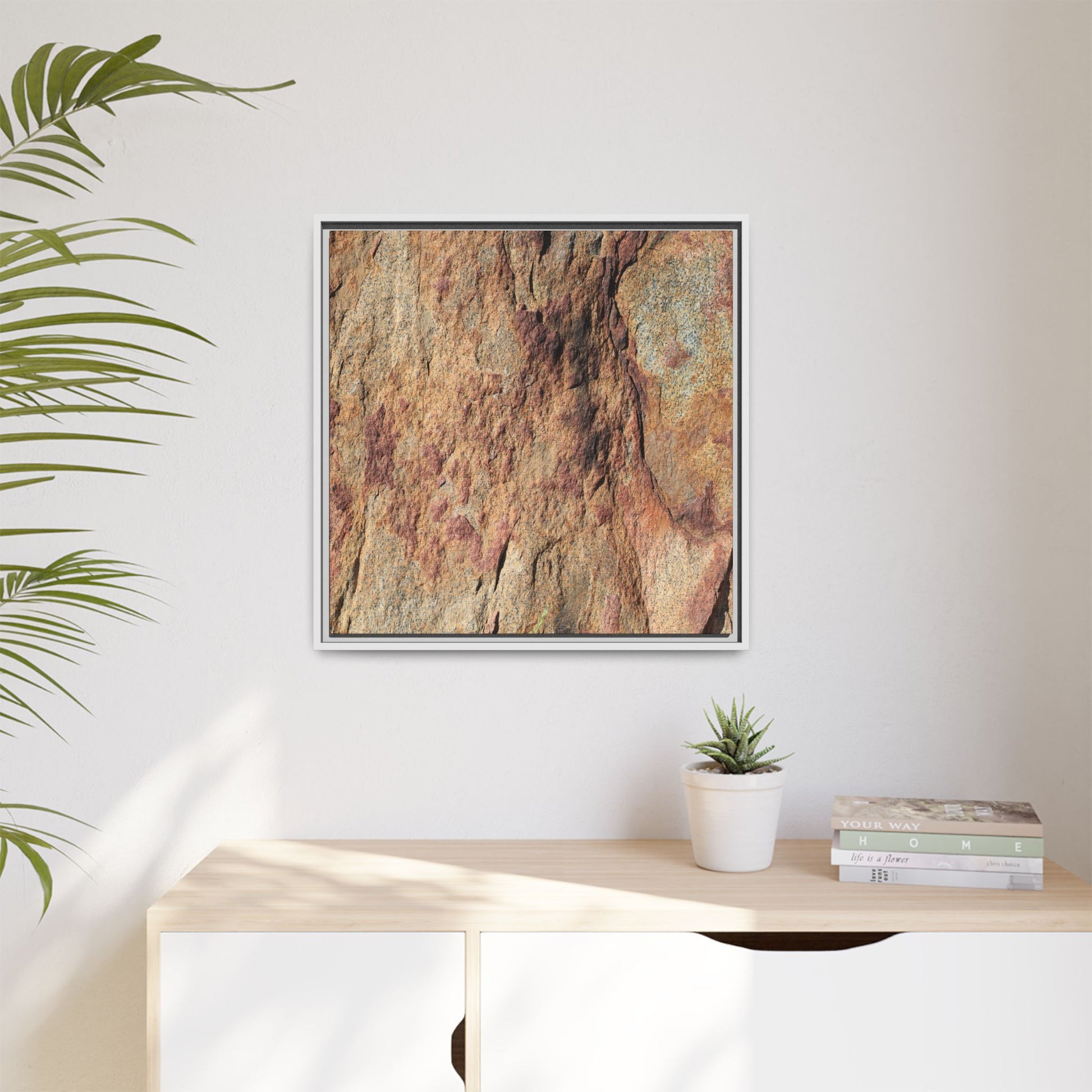 Russet Stone - Unique Stretched Canvas Wall Art - Art By Earth
