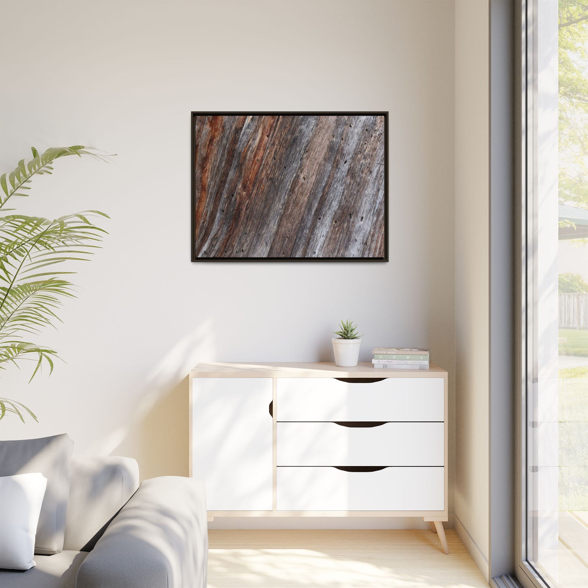 Rustic Floor - Unique Stretched Canvas Wall Art - Art By Earth