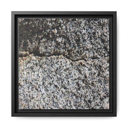 Weathered Stone Surface - Unique Stretched Canvas Wall Art