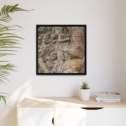 Sandstone Symphony - Unique Stretched Canvas Wall Art - Art By Earth