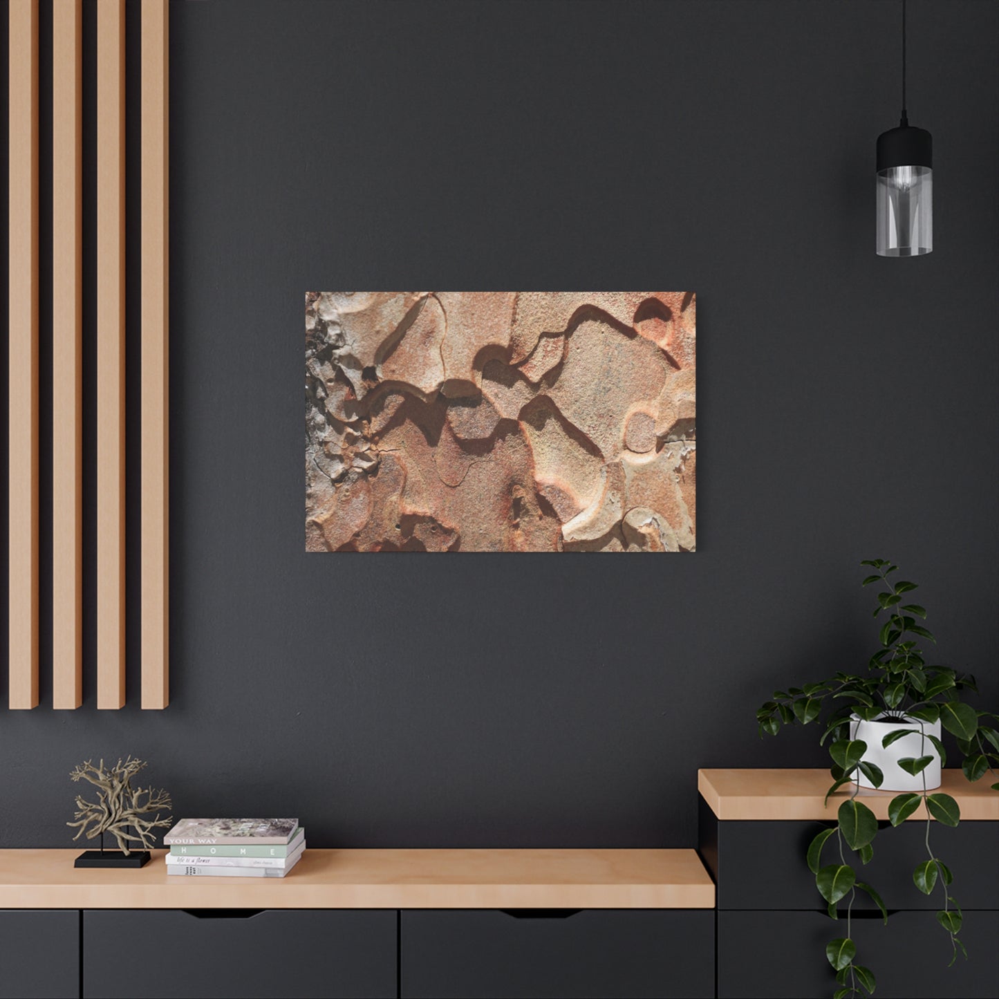 Terracotta Echoes - Unique Frameless Canvas Wall Art - Art By Earth