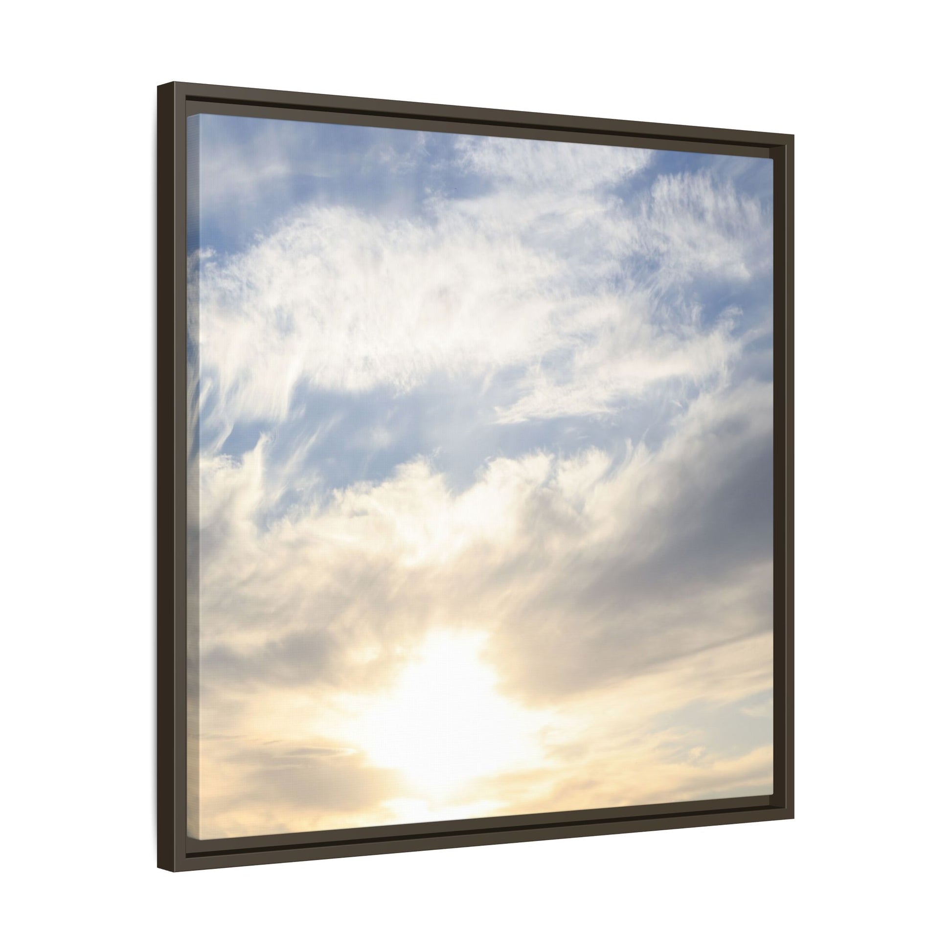 Sky's Ethereal Whisper - Unique Stretched Canvas Wall Art - Art By Earth
