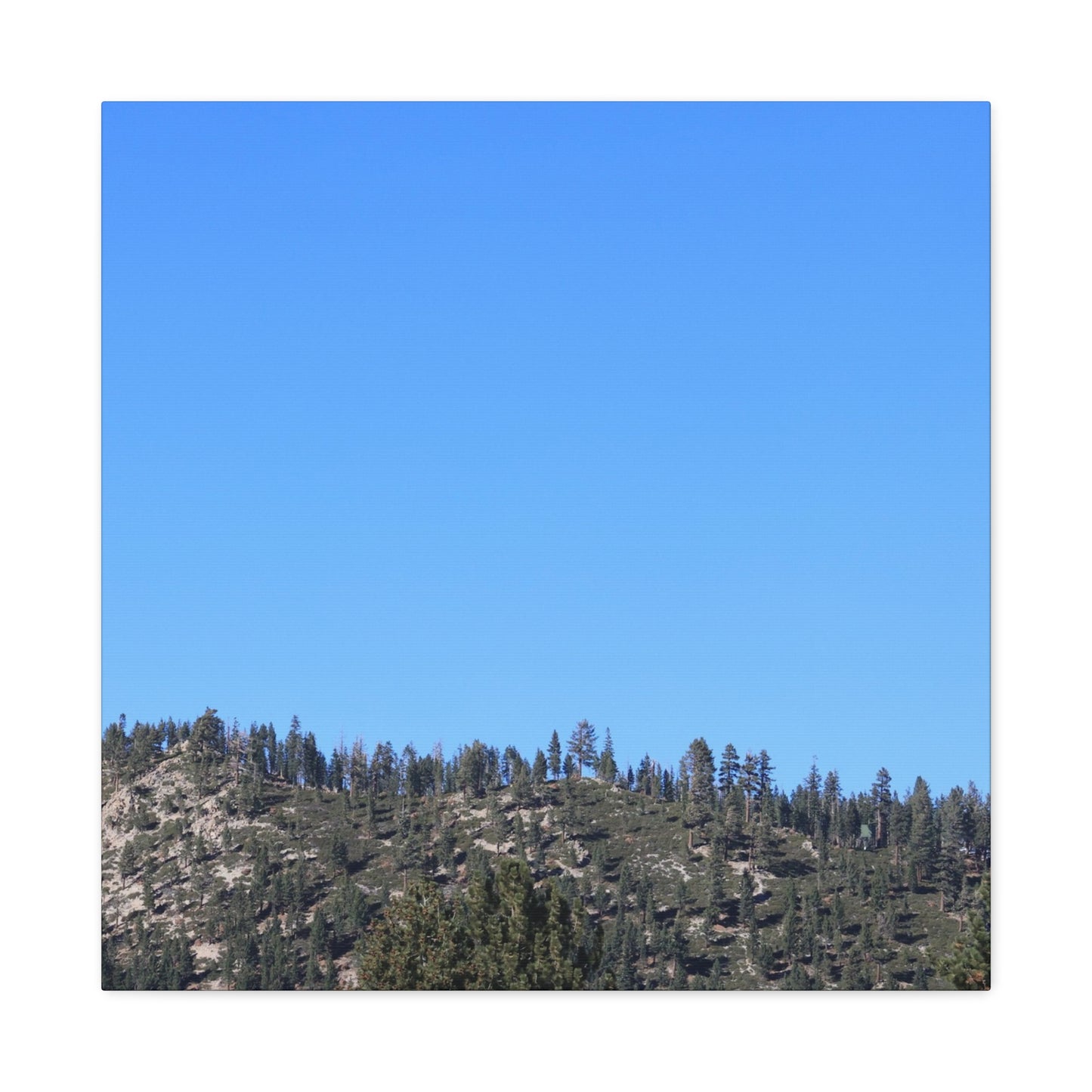 Mountain's Quiet Breath - Unique Frameless Canvas Wall Art