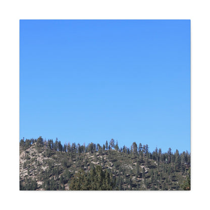 Mountain's Quiet Breath - Unique Frameless Canvas Wall Art