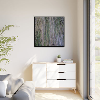 Whispers of Silver Grass - Unique Stretched Canvas Wall Art - Art By Earth