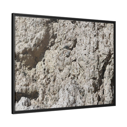 Weathered Stone Whispers - Unique Stretched Canvas Wall Art