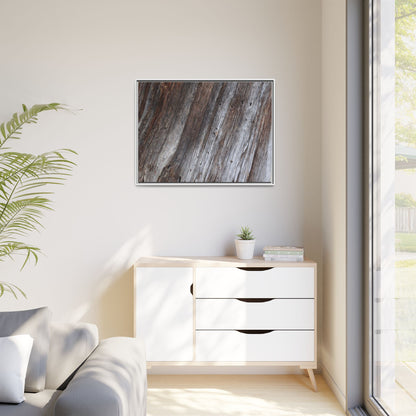 Aged Timber Texture - Unique Stretched Canvas Wall Art - Art By Earth