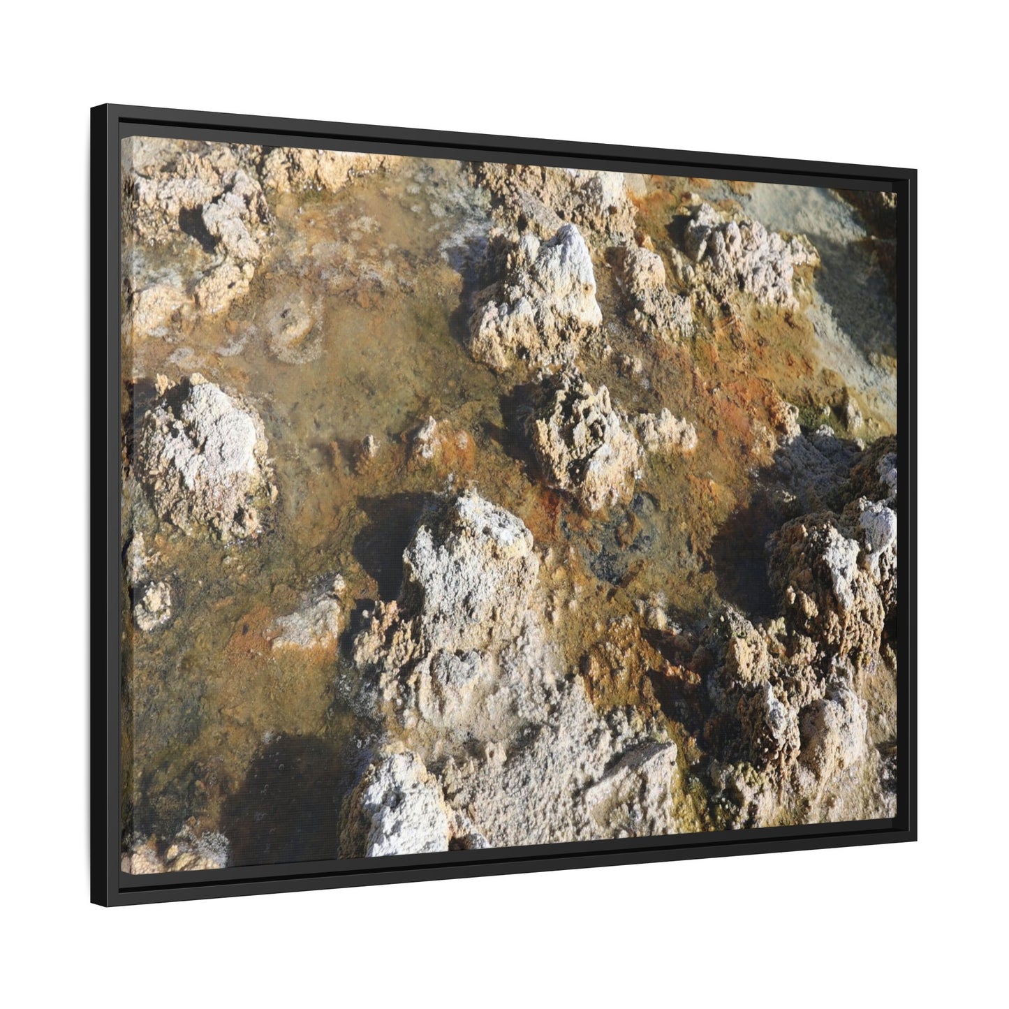 Stone Sea of Silence - Unique Stretched Canvas Wall Art