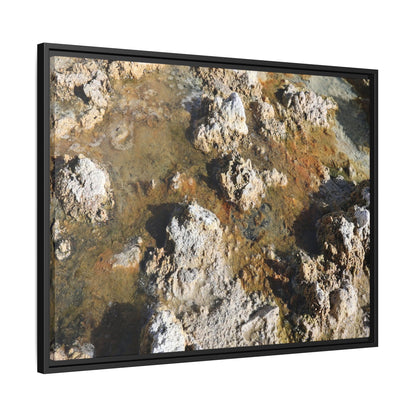 Stone Sea of Silence - Unique Stretched Canvas Wall Art