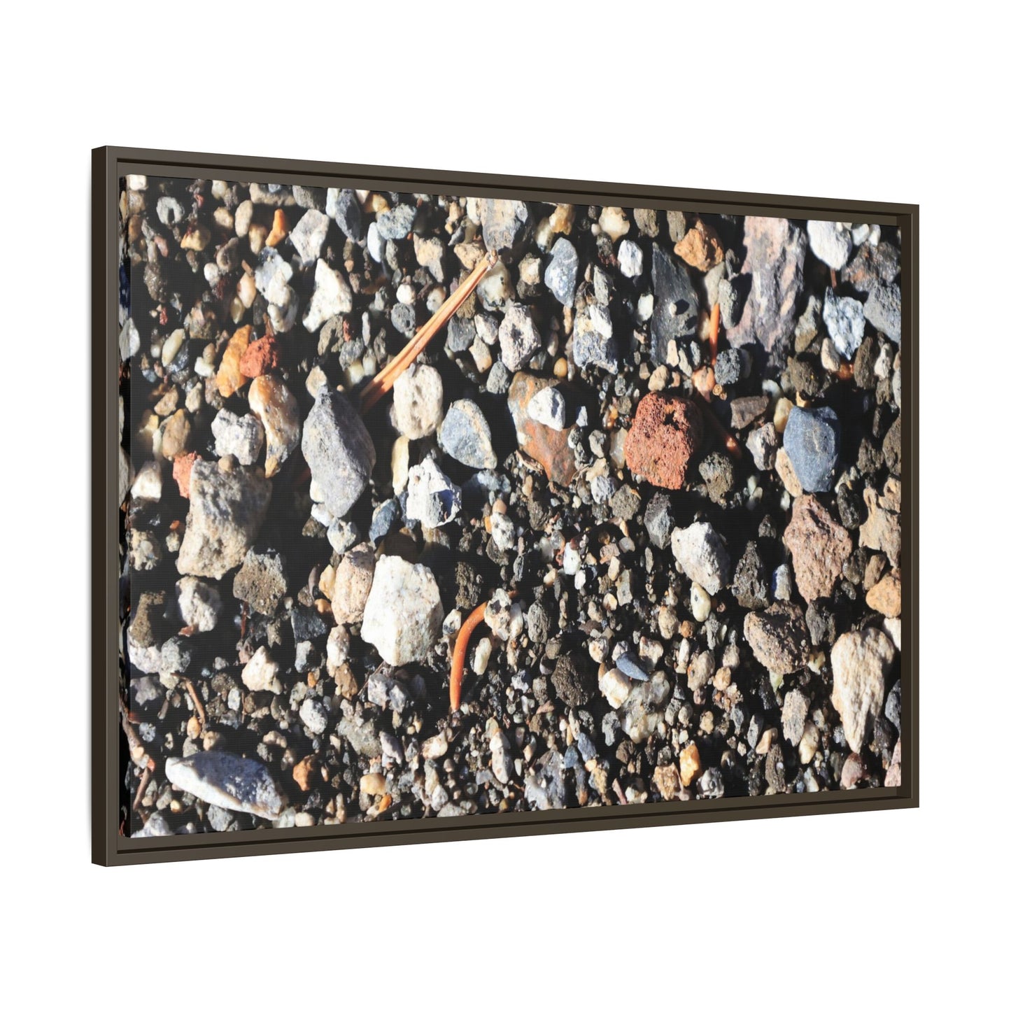 Stones and Soil - Unique Stretched Canvas Wall Art
