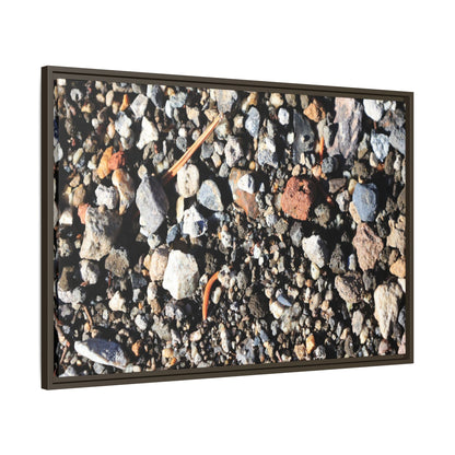Stones and Soil - Unique Stretched Canvas Wall Art