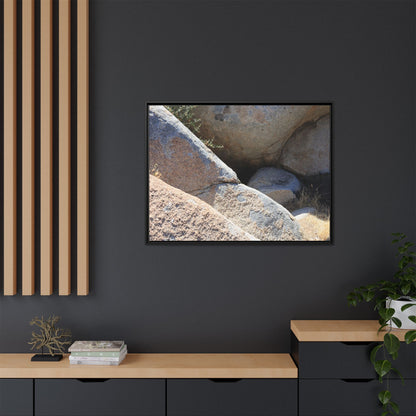 Boulder Shelter - Unique Stretched Canvas Wall Art